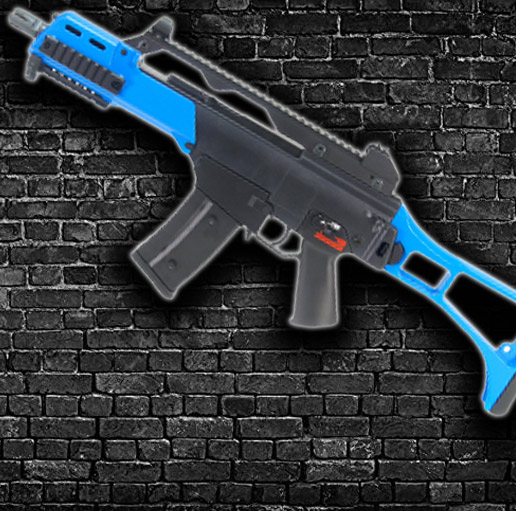 double Bell G36c AEG AIRSOFT GUN IN BLUE